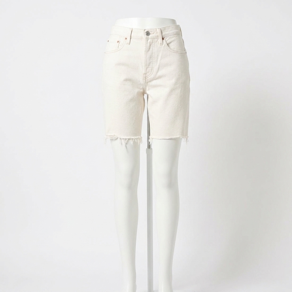 NEW RAG & BONE maya high rise walking short in beige